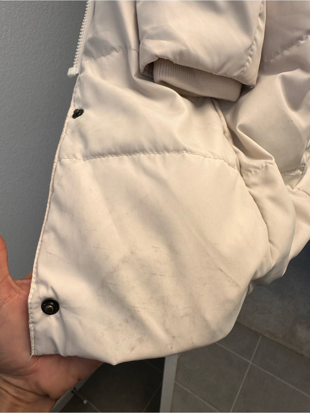 Ralph Lauren Women's Off-White Puffer Coat - Picture 5 of 7